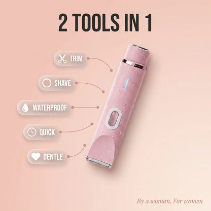 MoveWithEase 2-in-1 Pain-Free Deluxe Bikini Trimmer